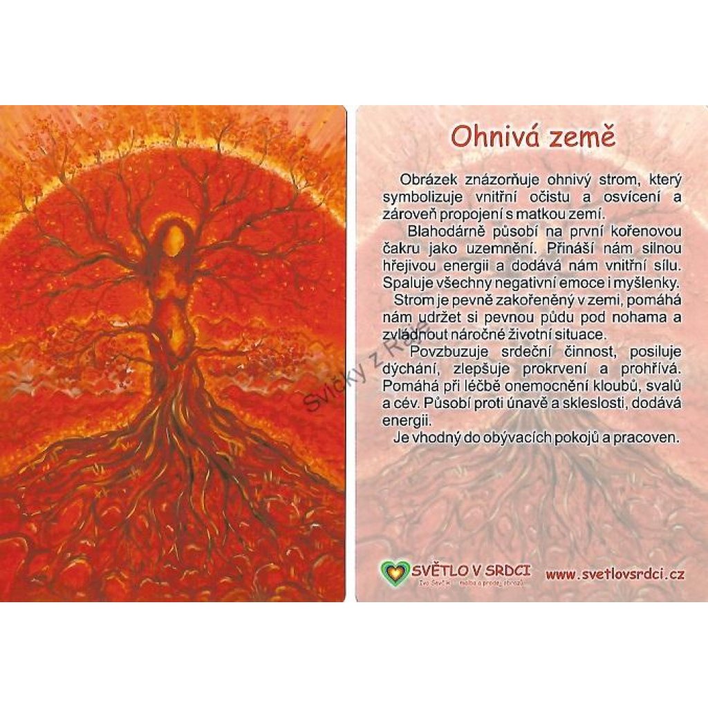 Ohnivá země - harmonizační obrázek