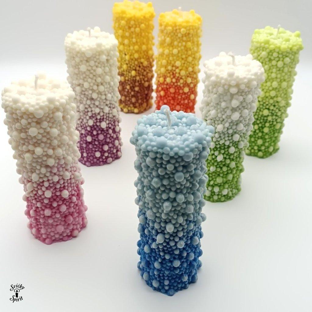 Svíčky diamant bublinky sada
