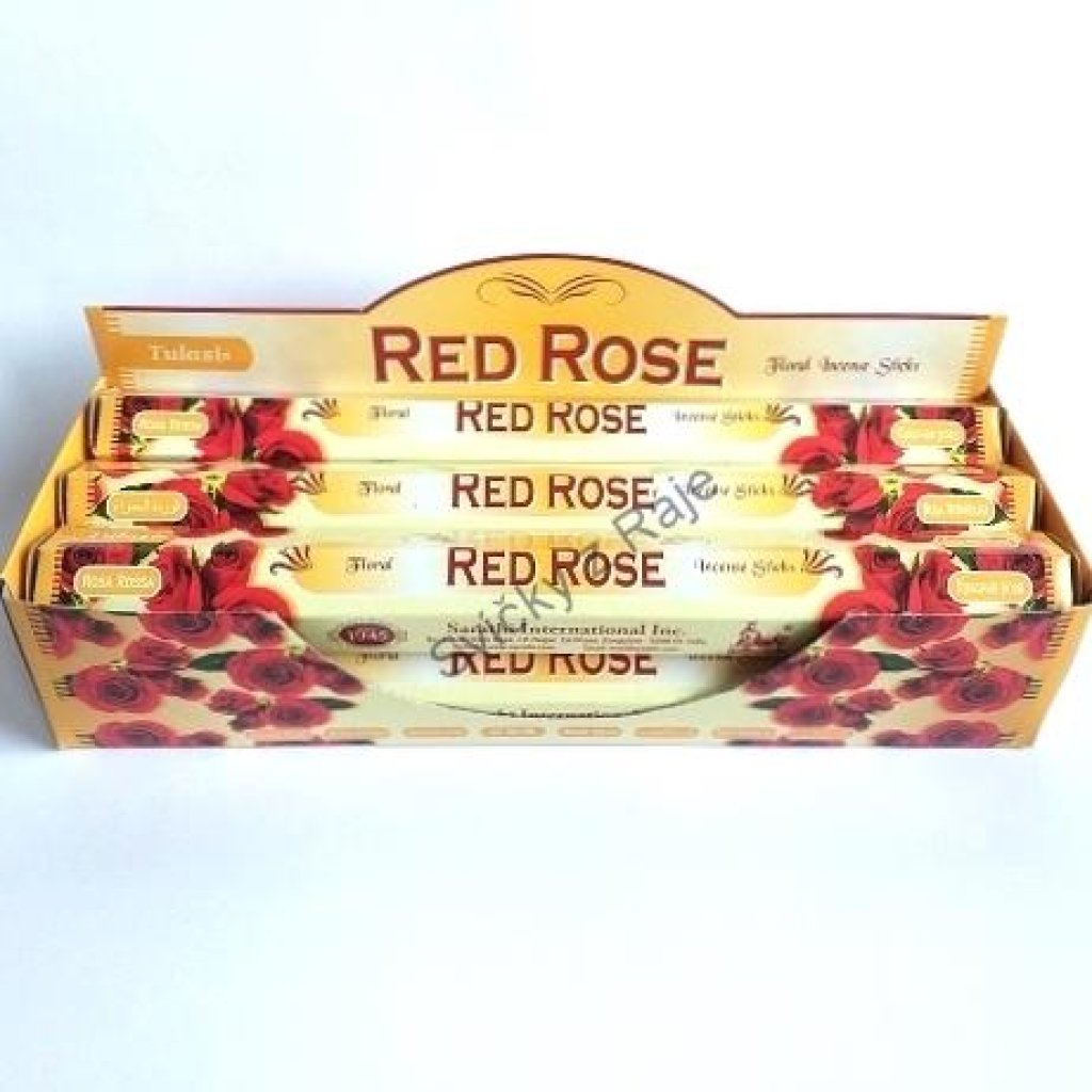 Tulasi Red rose indické vonné tyčinky