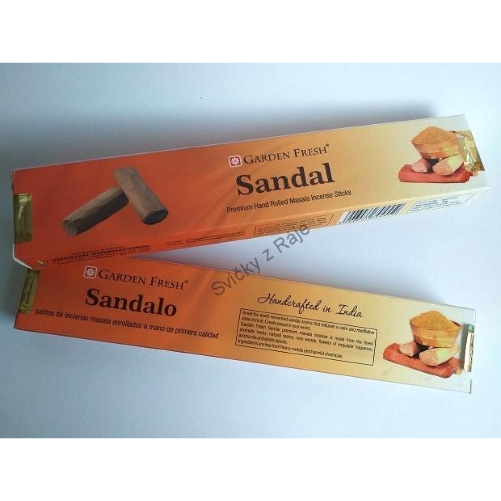 Vonné tyčinky Garden Fresh SANDALWOOD (Santalové dřevo)