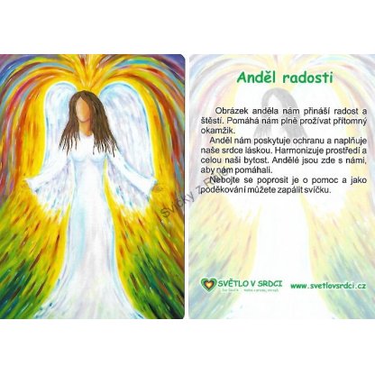 Anděl radosti - harmonizační obrázek