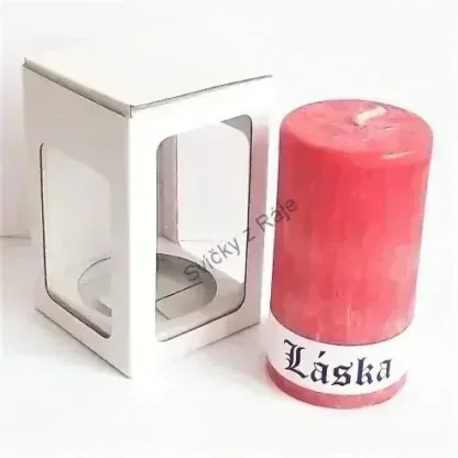 Dárková krabička na svíčku