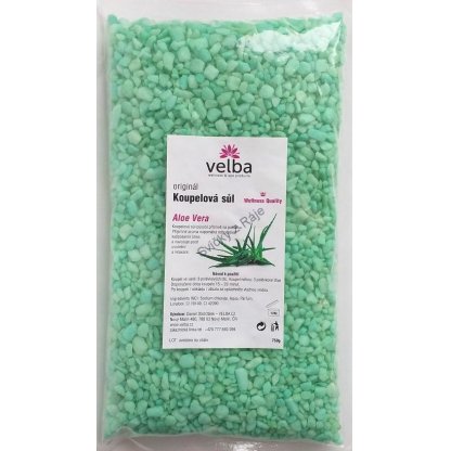 Koupelová sůl aloe vera 750g