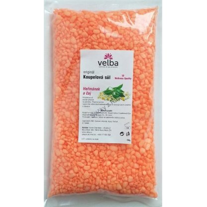 Koupelová sůl heřmánek a čaj 750g