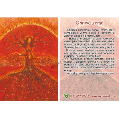 Ohnivá země - harmonizační obrázek