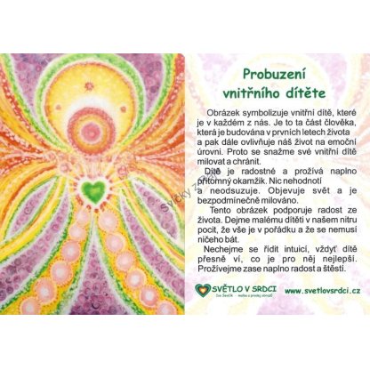 Probuzení vnitřního dítěte - harmonizační obrázek