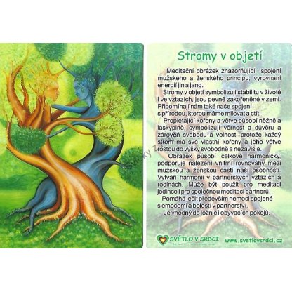 Stromy v objetí - harmonizační obrázek