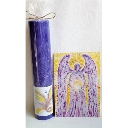 Svíčka A.Metatron vysoká + obrázek