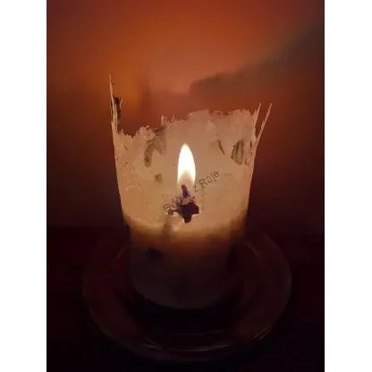 Svíčka Bílá šalvěj