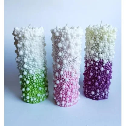 Svíčka diamant bublinky