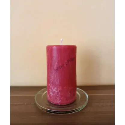 Svíčka s citátem červená