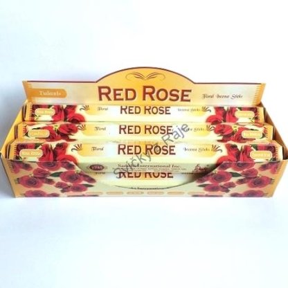 Tulasi Red rose indické vonné tyčinky