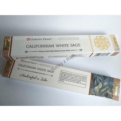 Vonné tyčinky Garden Fresh Californian WHITE SAGE (Bílá šalvěj)