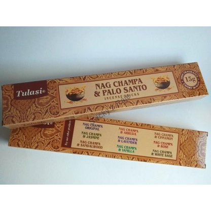 Vonné tyčinky - Nag champa & PALO SANTO (Svaté dřevo)