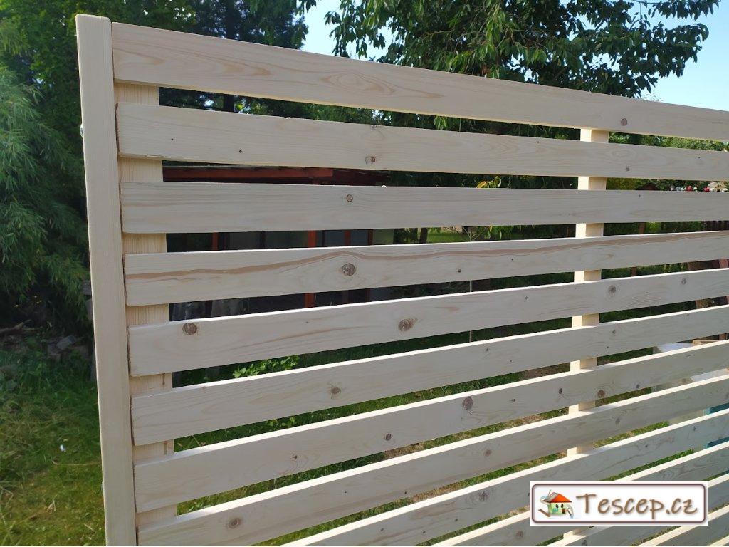 Dřevěný truhlík Áčko XL 40/200 se zástěnou Lamel 3
