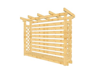 Dřevník Alfa 40200, bez střešní krytiny