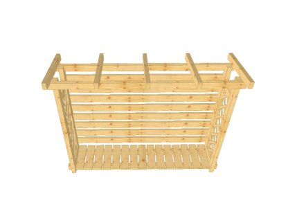 Dřevník Alfa 40200, bez střešní krytiny
