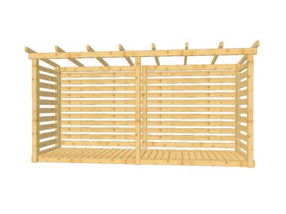 Dřevník Béďa 100400, bez střešní krytiny