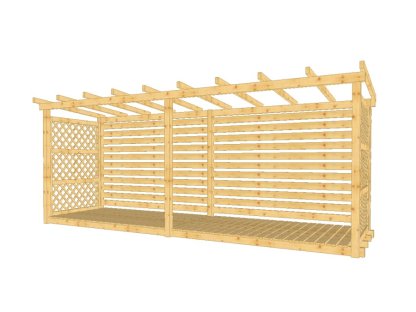 Dřevník Macík 140500, bez střešní krytiny