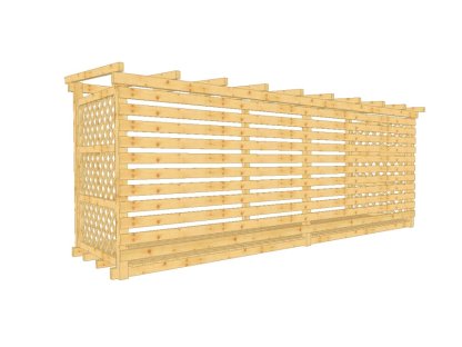 Dřevník Macík 140500, bez střešní krytiny