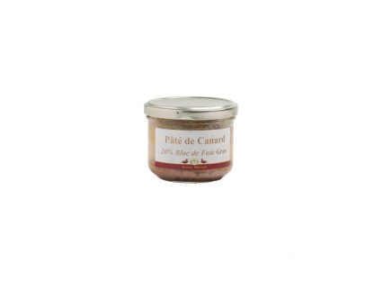 Pate de canard 180g avec % foie gras