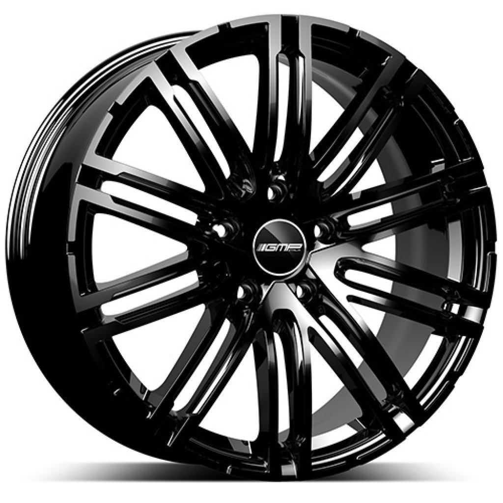 10,0x21 5/112 ET19 GMP Targa; glossy black, kulová R14, průměr 66,5 (750kg)