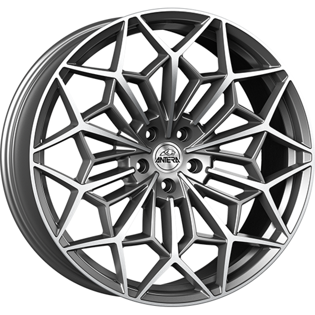 10,0x23 5/112 ET45 Antera A105; moon grey diamond, kulová R14, průměr 66,6 (825kg)