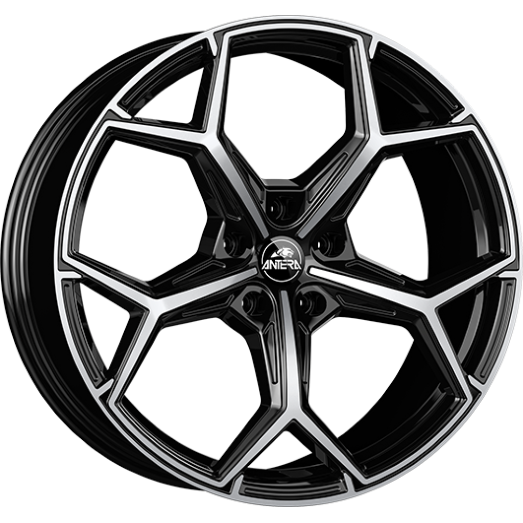 10,5x22 5/114,3 ET43 Antera A101; piano black diamond, kužel, průměr 67,1 (750kg)