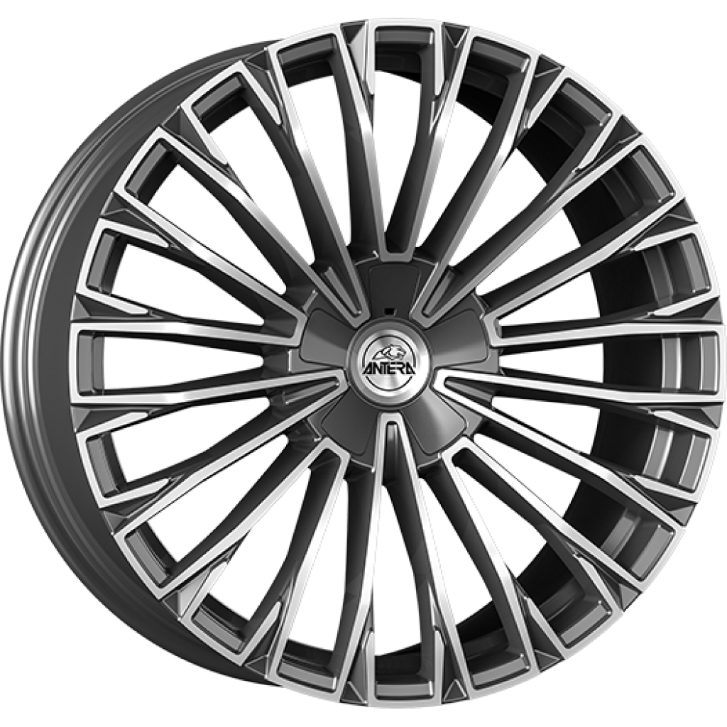 11,0x21 5/112 ET14 Antera A103; moon grey diamond, kužel, průměr 66,6 (850kg)