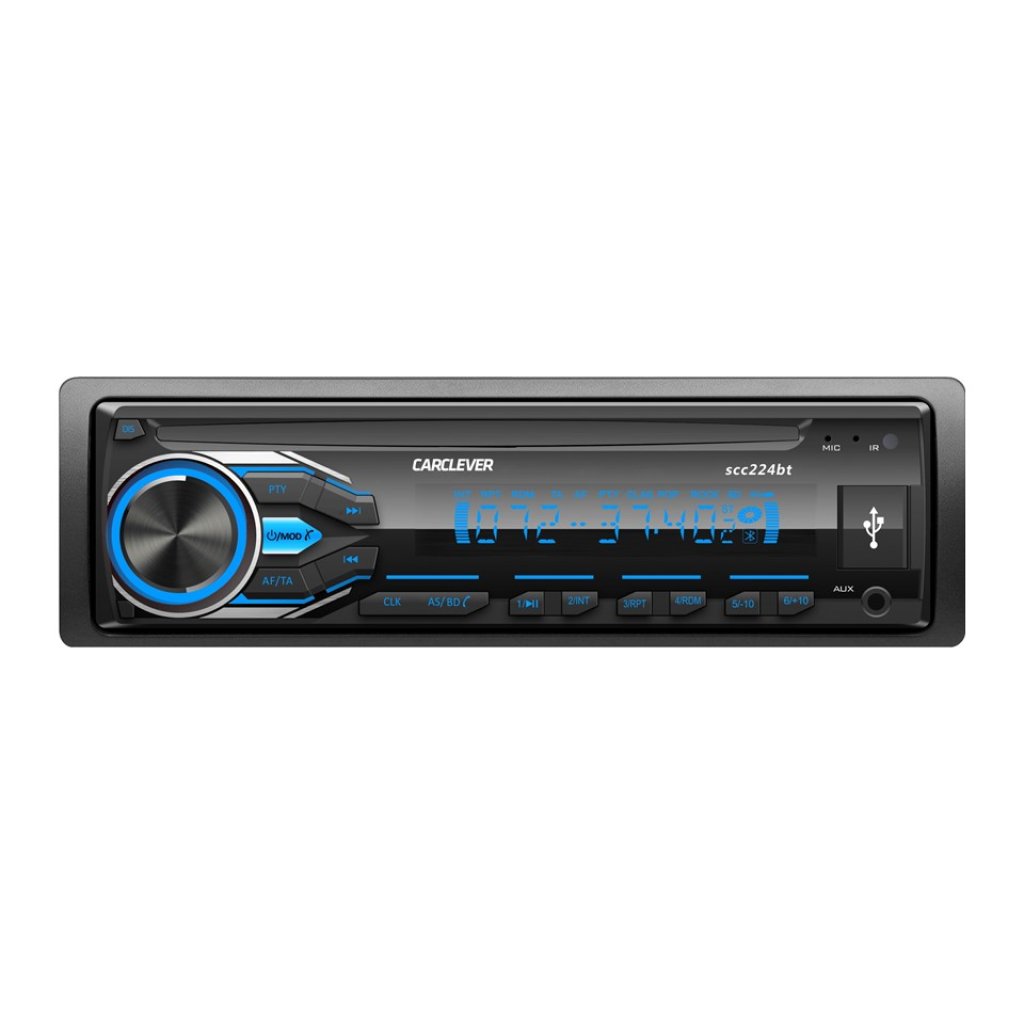1DIN 12/24V autorádio BLUETOOTH/USB/SD/AUX/APP, odnímatelný panel
