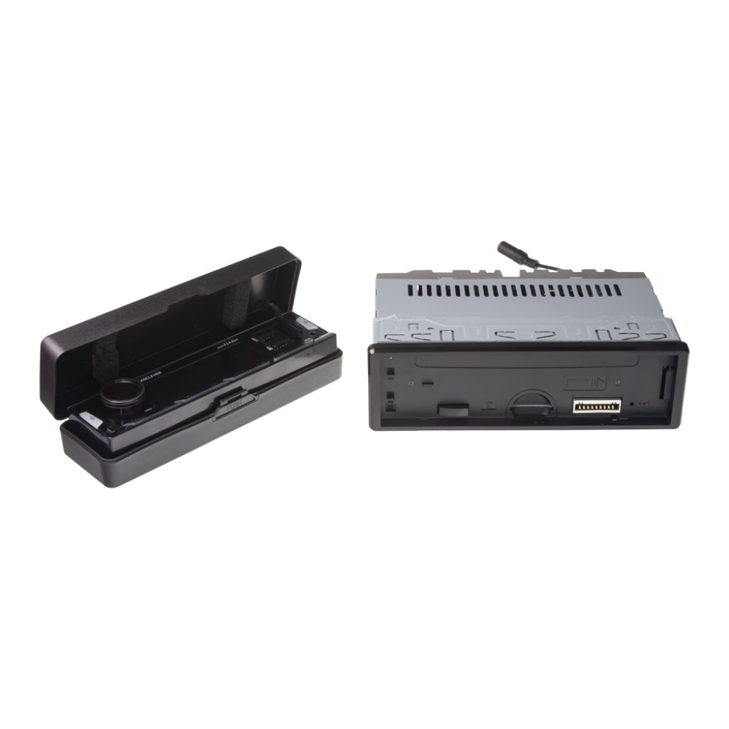 1DIN 12/24V DAB+/FM autorádio Bluetooth/USB/SD/AUX, odnímatelný panel