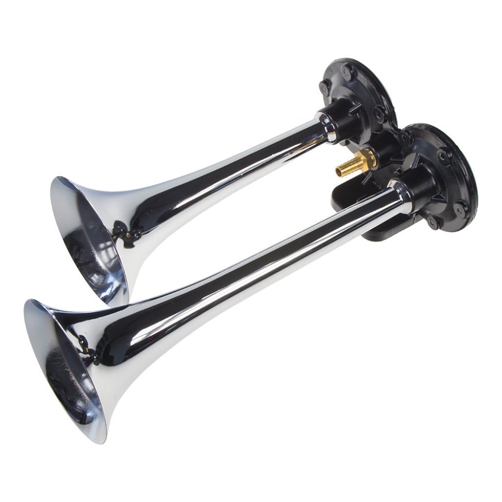 2-tónová fanfára 220/190mm, 12V s kompresorem