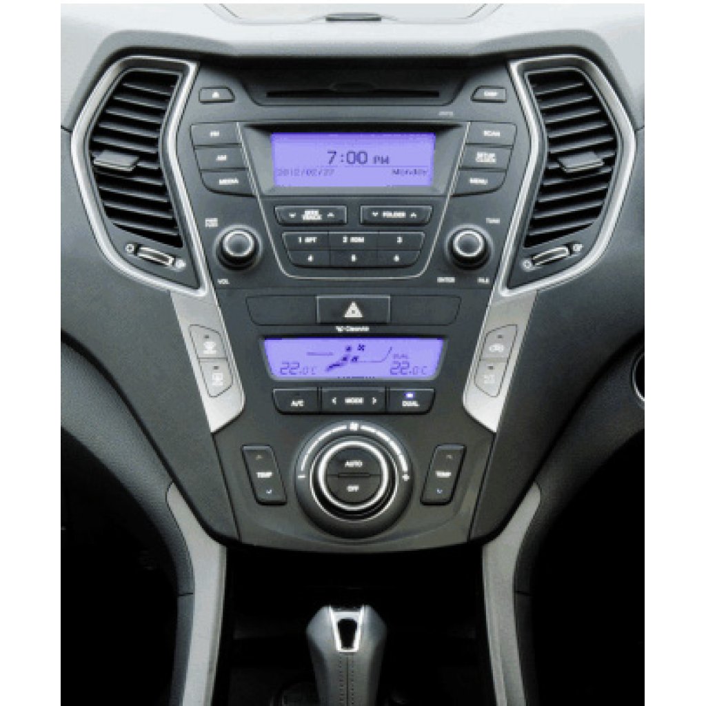 2DIN/1DIN redukce pro Hyundai Santa Fé 2012-