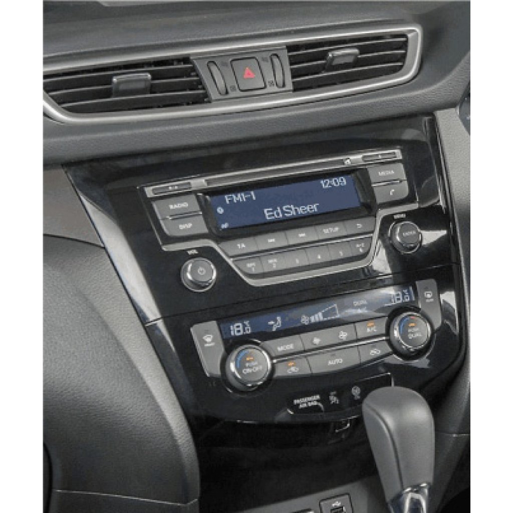 2DIN/1DIN redukce pro Nissan Qashqai 02/2014-, X-Trail 2014-