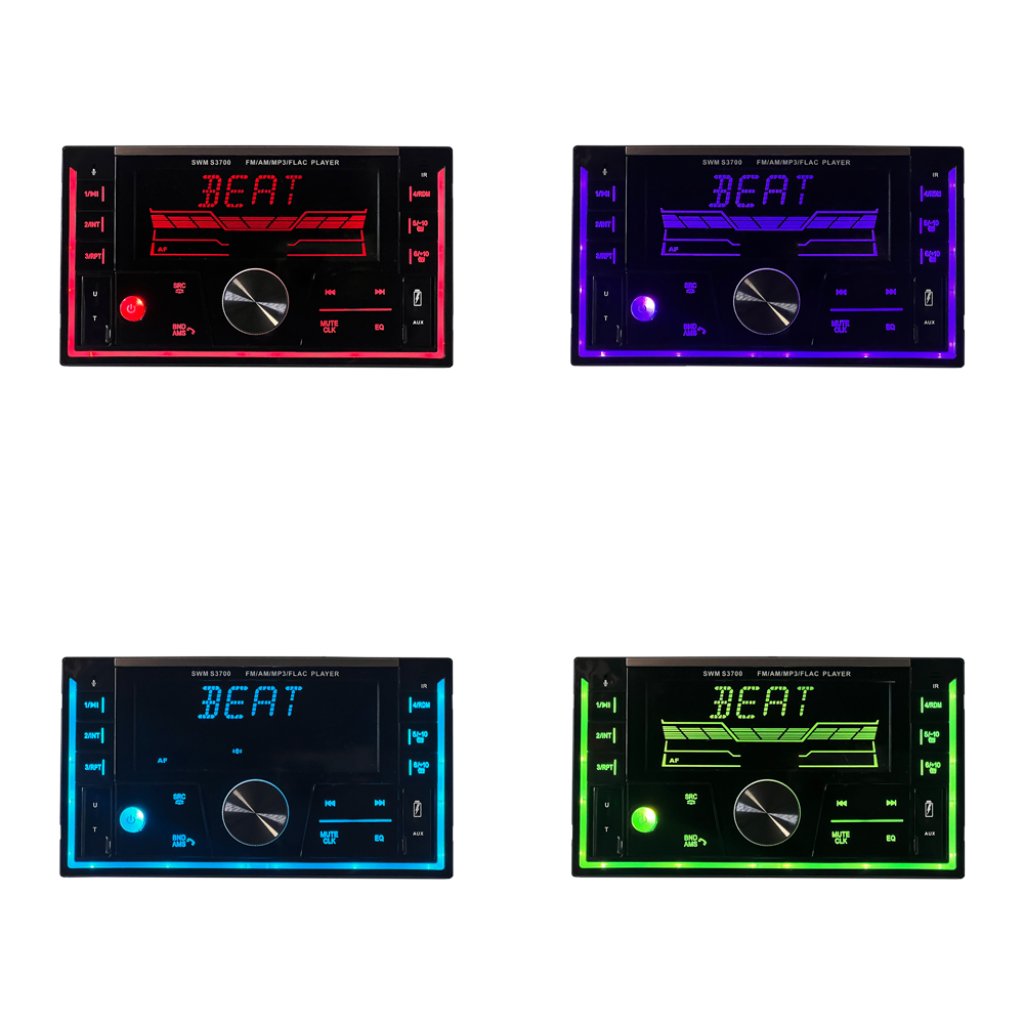 2DIN autorádio MP3/2x USB/SD/Bluetooth/AUX/APP
