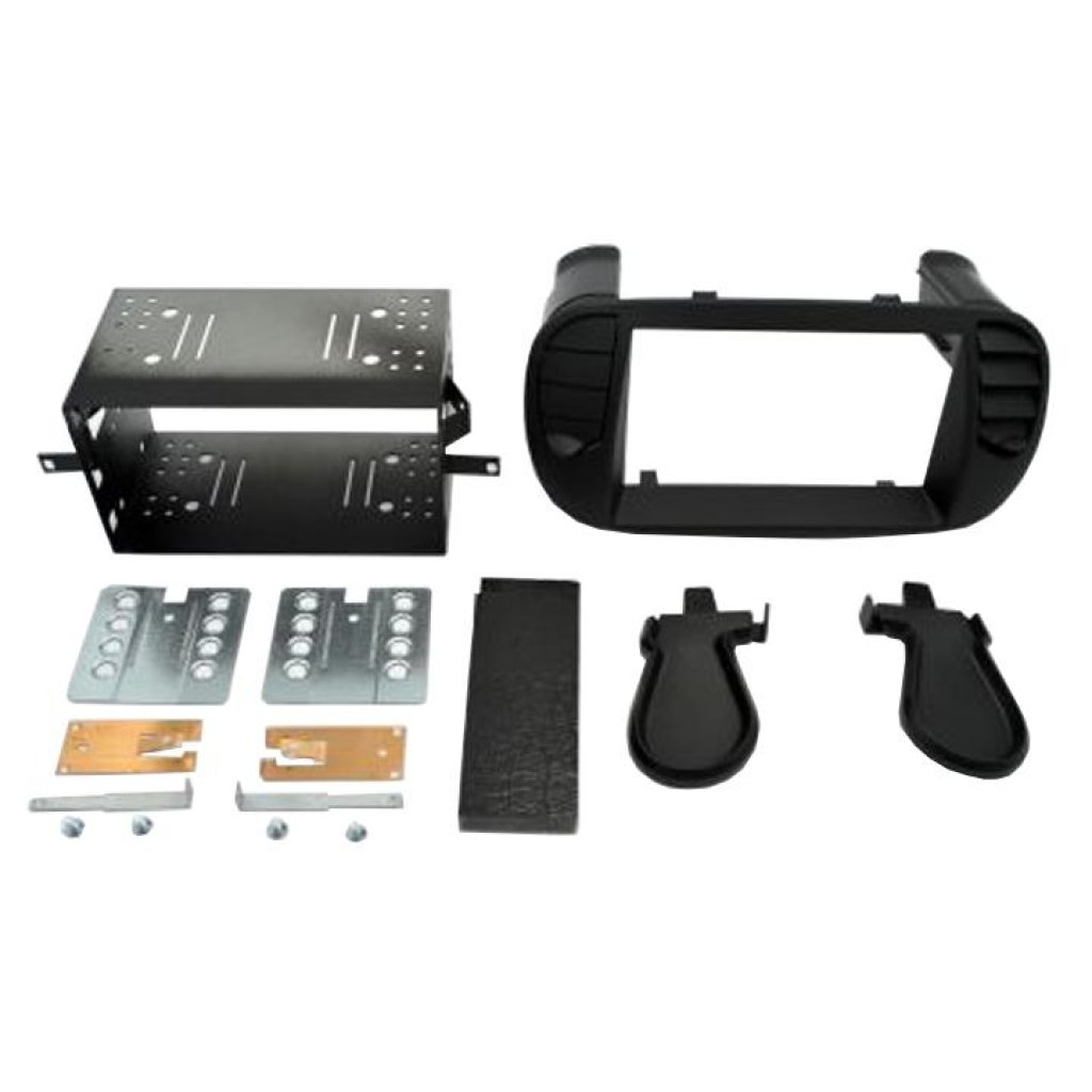 2DIN redukce pro Fiat 500 10/2007- černá matná