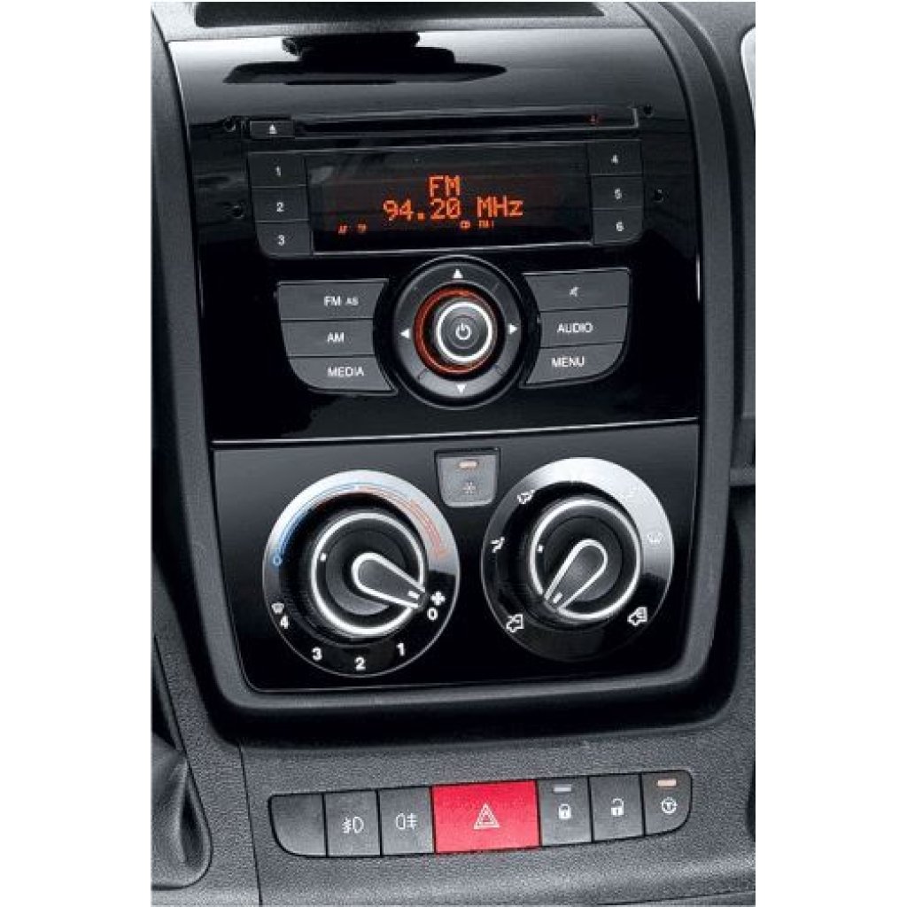 2DIN redukce pro Fiat Ducato 11-15, Citroën Jumper 11-15, Peugeot Boxer 11-15 s OEM rádio SONY