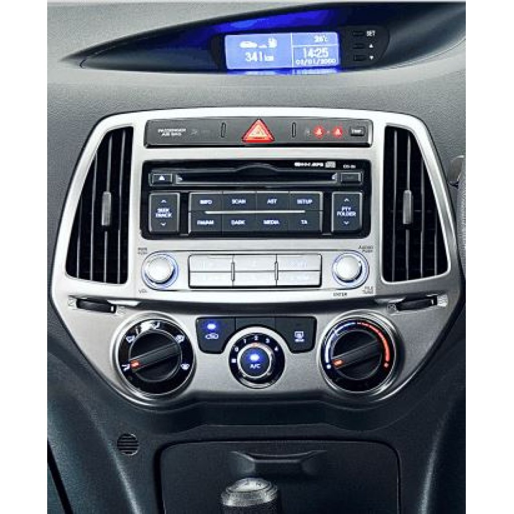 2DIN redukce pro Hyundai i20 03/2012-2014 stříbrná