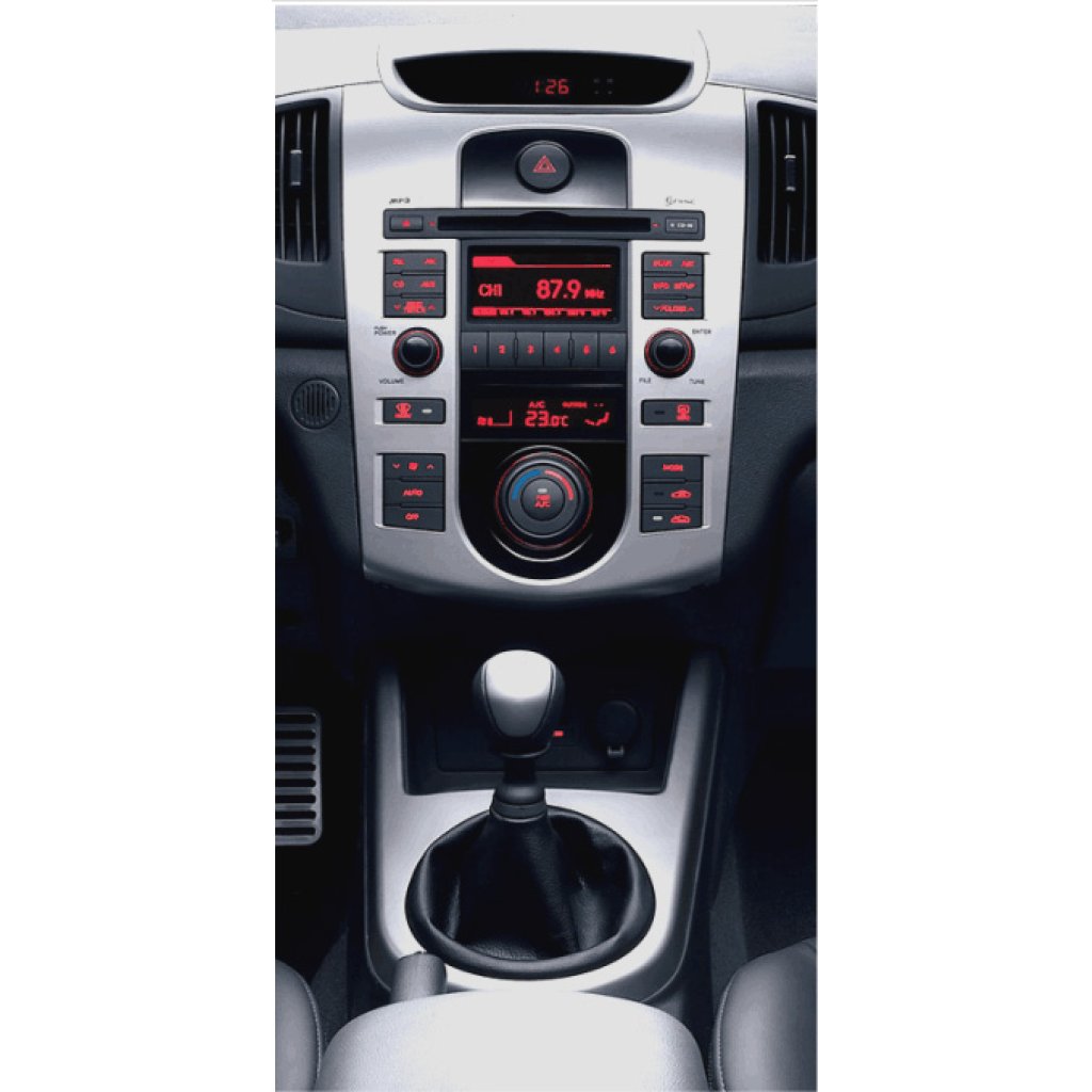 2DIN redukce pro Kia Forte 2008- s Clima