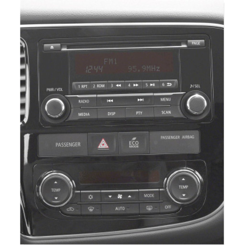 2DIN redukce pro Mitsubishi Outlander 2006-