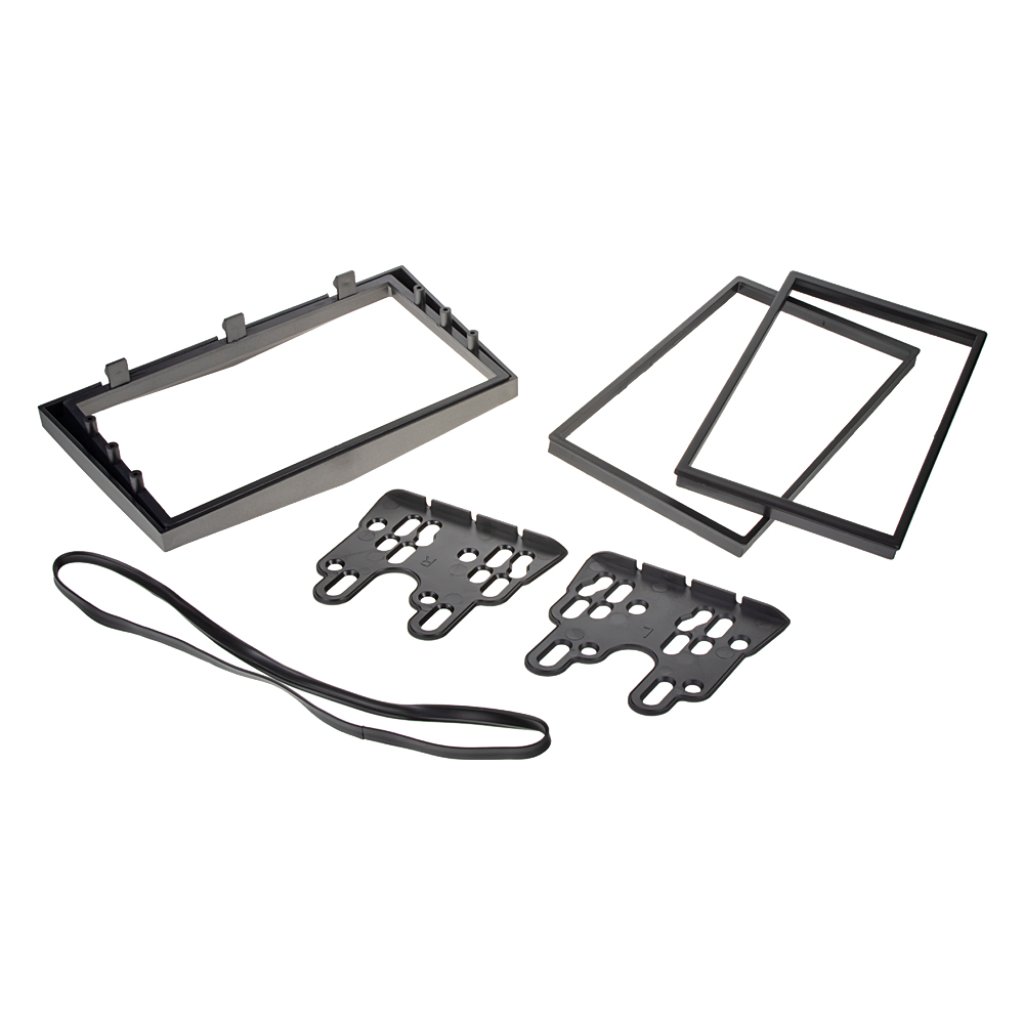 2DIN redukce pro Opel Astra H 2004-2010 - stříbrná