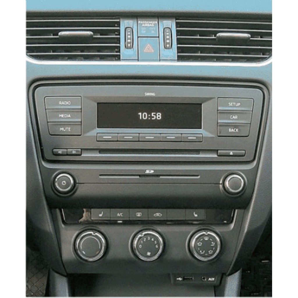 2DIN redukce pro Škoda Octavia III