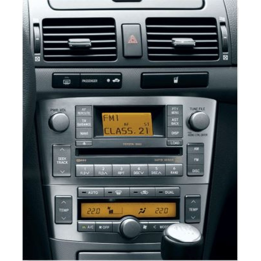 2DIN redukce pro Toyota Avensis 2003-2009