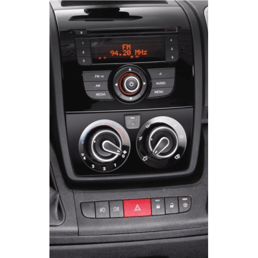 2ISO redukce pro Fiat Ducato MY 2011-, Citroën Jumper 2011-, Peugeot Boxer 2011- s OEM rádio SONY