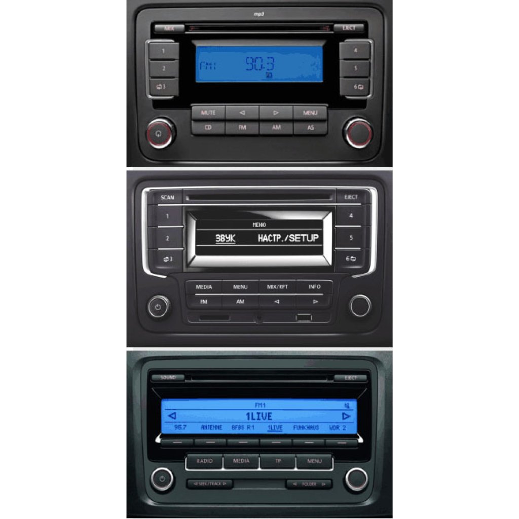 2ISO Škoda Oct. Fabia 2007-, Yeti 09-, Roomster, Superb,VW Golf V 03-, Touran 03-, Passat 05-