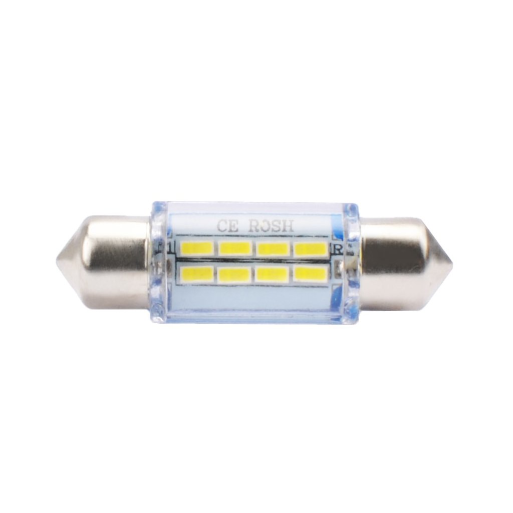 2x Dioda LED LB085W-C5W 36mm 8xSMD3014 Bílá 51267