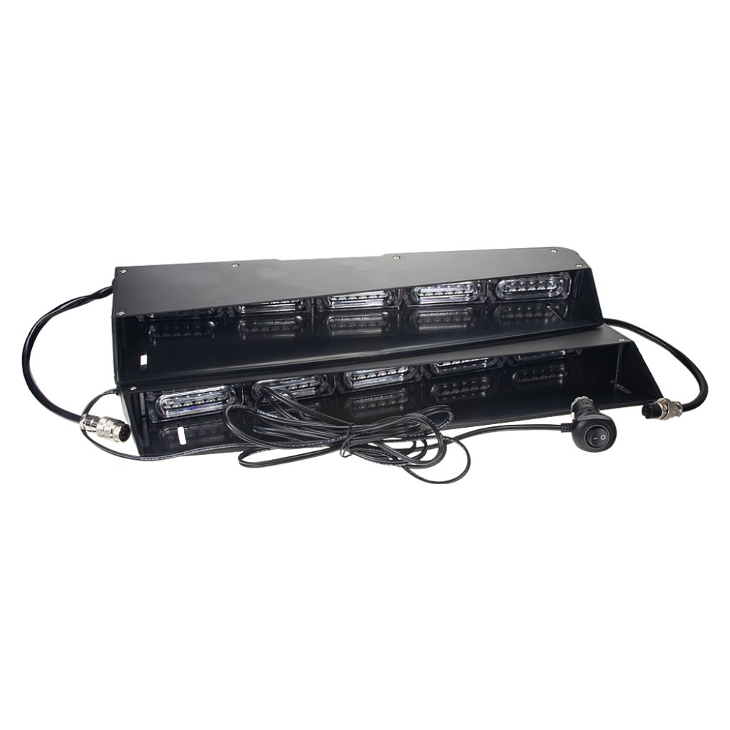 2x PREDATOR LED vnitřní, 60x LED 3W, 12V, modro-červený