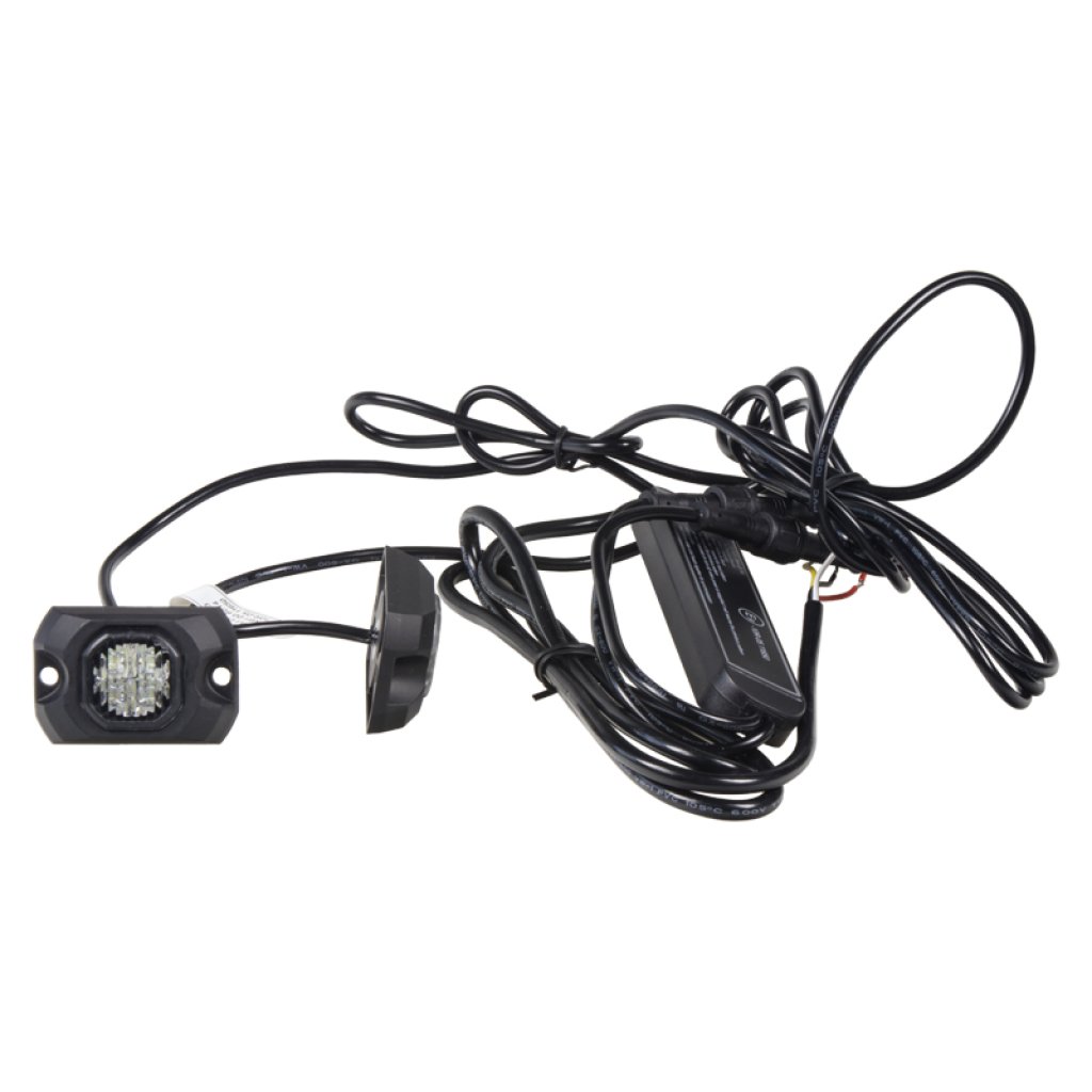 2x PROFI výstražné LED světlo vnější modré, 12-24V, ECE R65
