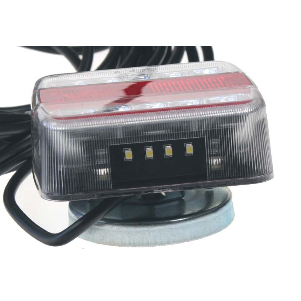 2x Sdružená lampa zadní LED s trojúhelníkem včetně kabeláže a připojení 7pin