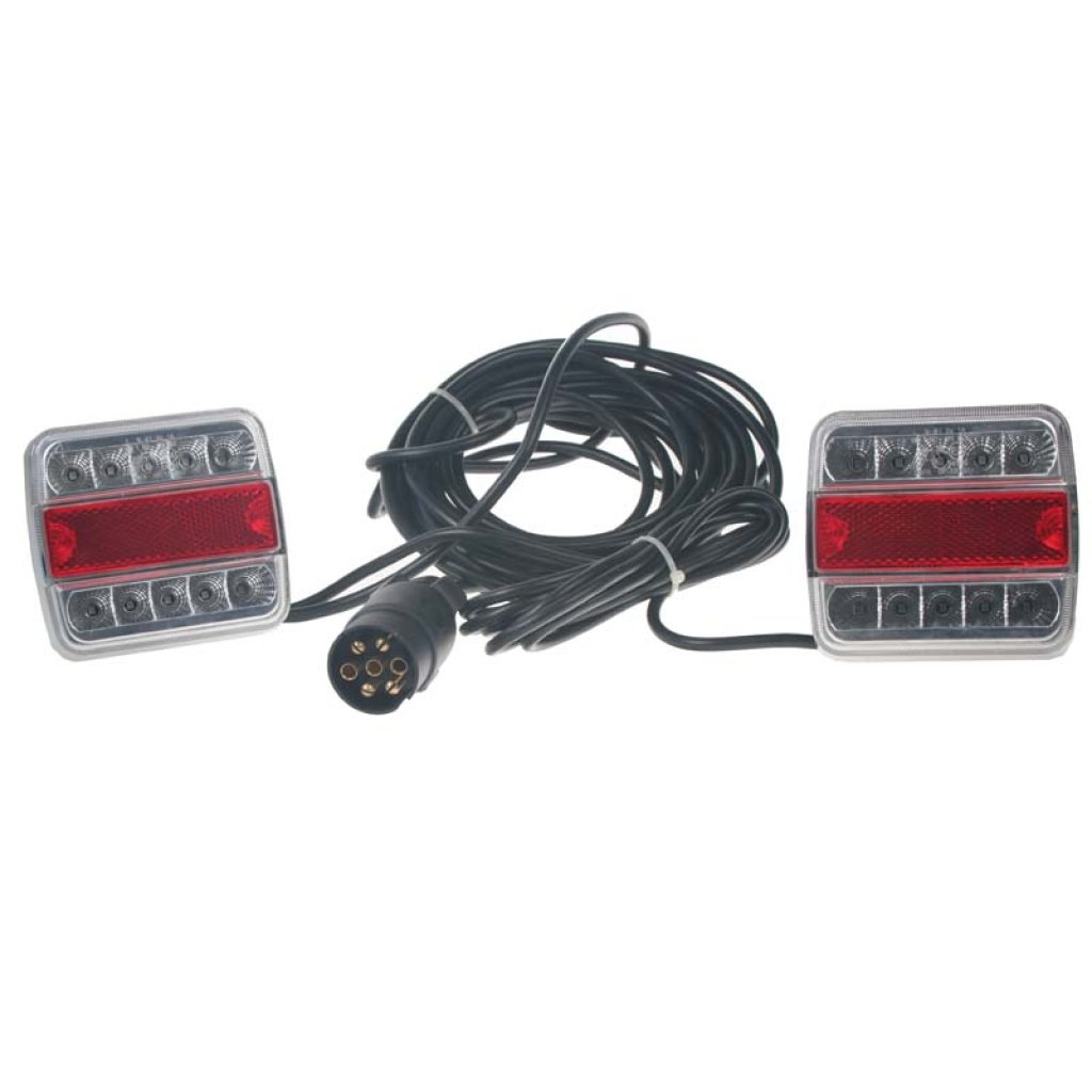 2x Sdružená lampa zadní LED včetně kabeláže a připojení 7pin
